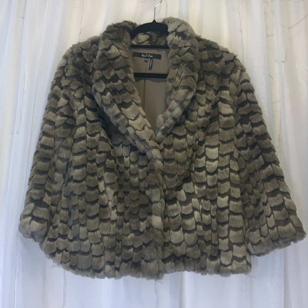 Nic + Zoe Faux Fur Coat